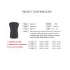 AHIOJEGX 7 mm Knee Sleeves, 1 Pair, Red, Size M view 3