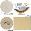 Waterproof Rectangular Sun Shade Sail 4 x 8 m with Eyelets, Dark Green view 2