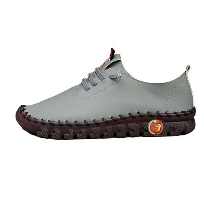 Women’s Casual Leather Shoes – Flat-Sole Walking Shoes