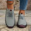 Women’s Casual Leather Shoes – Flat-Sole Walking Shoes view 2