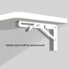 YCYHZC Wall-Mounted Folding Laundry Table, Floating Wooden Desk and Workbench, Brown, 40 x 80 cm view 4