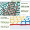 Playground Safety Rope Net for Children, Balcony and Stair Railing Guard, Knotless, Green, 1.6 x 6.5 ft (0.5 x 2 m) view 4