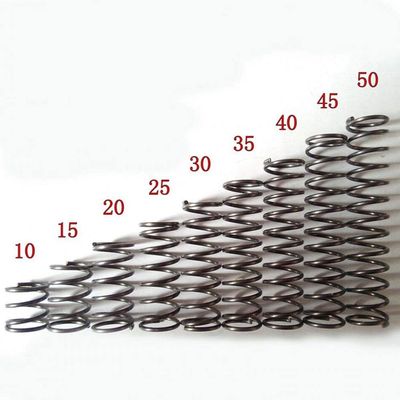10 pcs 1.6 mm, 1.8 mm, 2 mm Wire Diameter Steel Compression Springs (No. 636) (2.0 × 25 × 50 mm)
