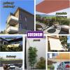 Weather-Resistant Balcony Privacy Screen 75 x 360 cm, Sand Yellow view 2