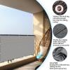 Weather-Resistant Balcony Privacy Screen 75 x 360 cm, Sand Yellow view 4
