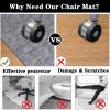 Office Chair Floor Protection Mat, 70 x 100 cm view 4