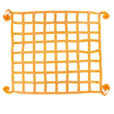 EOOXEKFX Polyester Lifting Net, Flat Sling Cargo Net, 4 x 4 m, 15 cm Mesh, 2.5 t Load
