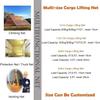 EOOXEKFX Polyester Lifting Net, Flat Sling Cargo Net, 4 x 4 m, 15 cm Mesh, 2.5 t Load view 2
