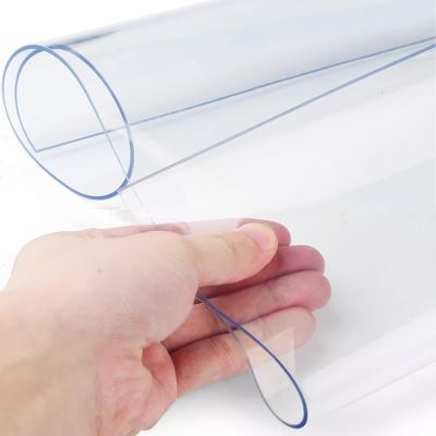 Transparent PVC Tablecloth Table Protector, 1 mm Thick, 110 x 160 cm