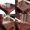 Transparent PVC Tablecloth Table Protector, 1 mm Thick, 110 x 160 cm view 4