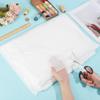 AHANDMAKER 5.47-Yard 64-Inch-Wide White Polyester Stretch Lining Fabric view 3