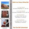 EOOXEKFX Cargo Lifting Net - Polyester Cargo Net, Lifting Net, Tear-Resistant Nylon Cargo Sling Net, Loading and Unloading, Garden Lifting Net Straps, Handling Straps (3 x 3 m / 20 cm Mesh / Load view 3