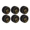 6-Piece Pool Cue Tip Set, 12 mm PU Replacement Tips view 1