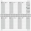 BRUNNEN Landscape Appointment Book Model 774 '26 | 326 × 102 mm, Cardboard, Blue view 3