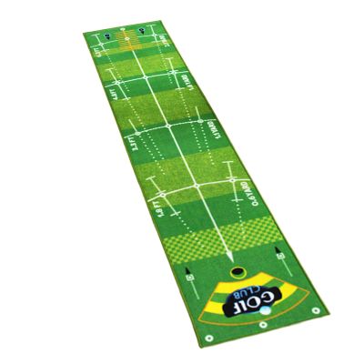 Green Golf Mat, 0.5 x 2.4 m, Non-Slip Putting Practice Mat