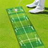 Green Golf Mat, 0.5 x 2.4 m, Non-Slip Putting Practice Mat view 3