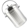 VILLFUL Stainless Steel Compost Bin with Lid and Carrying Handle view 1