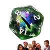 Dragon Eye RPG Dice, Easy-to-Read 20-Sided Polyhedral Die view 1