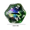 Dragon Eye RPG Dice, Easy-to-Read 20-Sided Polyhedral Die view 4