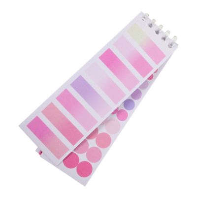 Pink Portable Sticky Notes with Animal Pattern, 1 Book