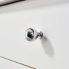 SANCHAKOU Cabinet Knobs, 2/4-Pack, Brass Silver Chrome Round Ball Handles view 4