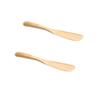 getuse 2-Piece Wooden Cake Cream Scrapers and Batter Spatulas view 1
