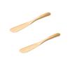 getuse 2-Piece Wooden Cake Cream Scrapers and Batter Spatulas view 3