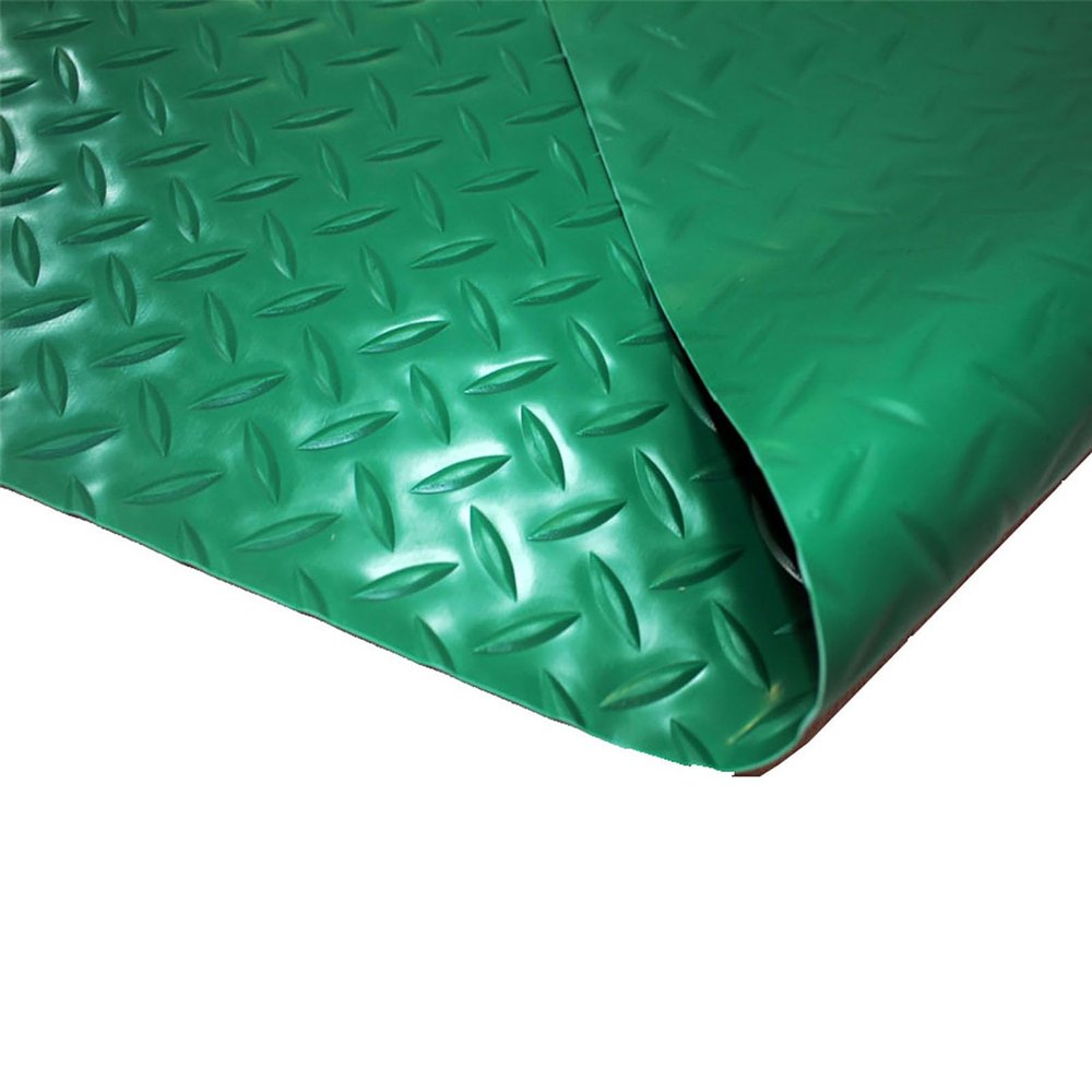 Garage Floor Mat, Rubber Mat for Gym Floors, 1.5 mm Thick PVC Garage Flooring for Large Garages, Factories, Warehouses, Schools, 1.5 × 14 m
