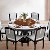 SHENJIA Wooden Lazy Susan Rotating Serving Tray view 4