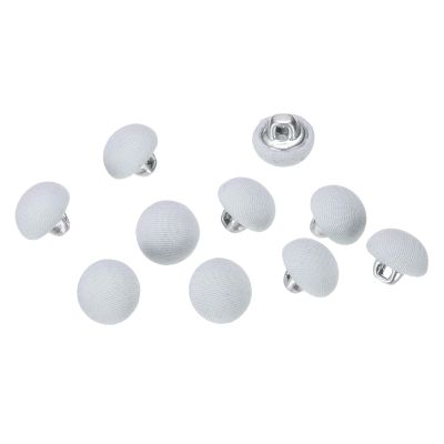 QUARKZMAN 10 Pack Fabric Covered Buttons 10mm