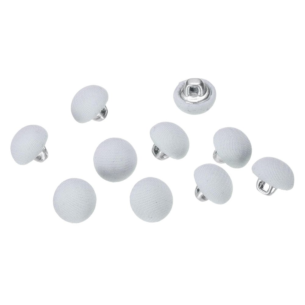 QUARKZMAN 10 Pack Fabric Covered Buttons 10mm