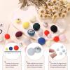 QUARKZMAN 10 Pack Fabric Covered Buttons 10mm view 4