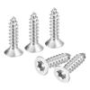 QUARKZMAN 60-Pack M4 x 16 mm Tamper-Resistant Torx Wood Screws, 304 Stainless Steel, T20 Bit, Silver view 1