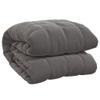 BOWEKAM Home & Garden Weighted Blanket, Gray, 220 x 235 cm, King, 15 kg view 2