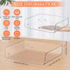 Geelin Stackable Paper Organizer, 4 Levels, 32 x 24 x 7 cm, Clear PET Desk Organizer and Letter Tray view 3