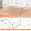 Geelin Stackable Paper Organizer, 4 Levels, 32 x 24 x 7 cm, Clear PET Desk Organizer and Letter Tray view 4