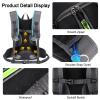 PORRASSO 20L Lightweight Hiking Backpack with Hydration System, Green view 4