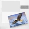 FHEBNDS Bald Eagle Flying Greeting Card with Envelopes, 4 x 6 in, Blank, Pop-Up Card for All Occasions view 4