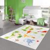 Teppich-Traum Kids' Dinosaur Continent Rug, Beige, 140 x 200 cm view 1