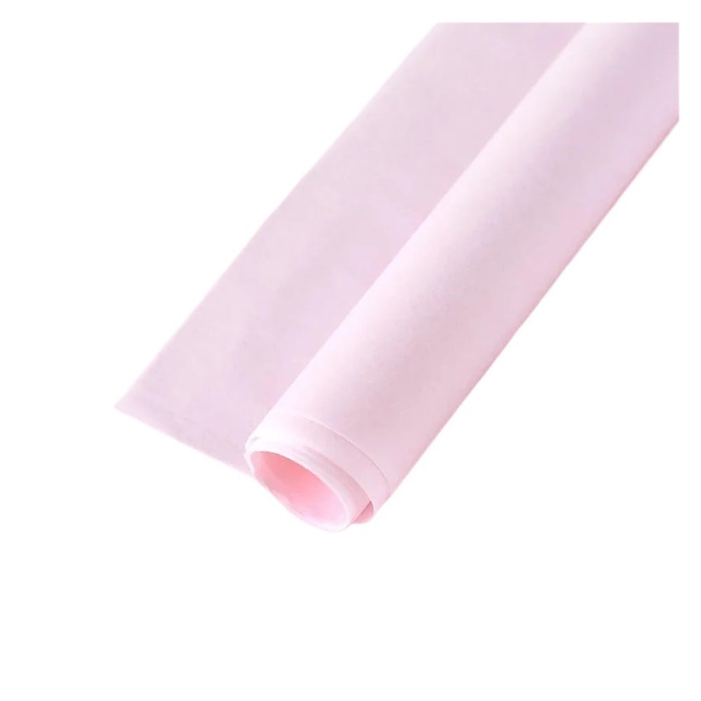ZRHWSPD Gift Wrapping Paper Roll, 20 Pieces/Bag, 50 × 70 cm, Tissue Paper for Flowers, Clothing, Shirts, Shoes and Crafts, Light Pink