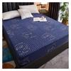 Cotton Bed Skirt, Waterproof Quilted Mattress Cover, Skin-Friendly Fitted Sheet Protector, Bedspread (04, 90 x 200 x 30 cm) view 1