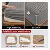 Cotton Bed Skirt, Waterproof Quilted Mattress Cover, Skin-Friendly Fitted Sheet Protector, Bedspread (04, 90 x 200 x 30 cm) view 3