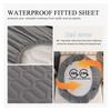 Cotton Bed Skirt, Waterproof Quilted Mattress Cover, Skin-Friendly Fitted Sheet Protector, Bedspread (04, 90 x 200 x 30 cm) view 4