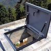 Roof Hatch with Gas Springs and Locking Handle, 65 x 65 cm view 1
