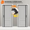 SCREEN DOOR Reversible Insect Screen Door 95 x 150 cm, Black view 2