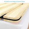 Generic Roll-Up Mattress Foundation for Floor, Solid Wood Slat Bed Base, 120 x 200 cm view 3