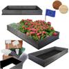 MODO24 Wooden Raised Garden Bed, Gray, 27 x 237 x 90 cm view 1