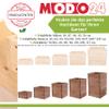 MODO24 Wooden Raised Garden Bed, Gray, 27 x 237 x 90 cm view 2