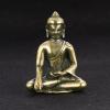 HBZLYS Solid Pure Copper Buddha Statue, Antique Brass Shakyamuni Amitabha Buddha Artwork view 2