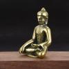 HBZLYS Solid Pure Copper Buddha Statue, Antique Brass Shakyamuni Amitabha Buddha Artwork view 4